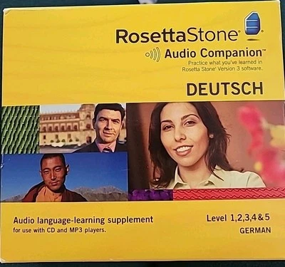 Rosetta Stone German CD 1-5 Set Audio Companion 2009 - Image 1 of 2
