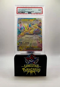 POKEMON PRISMATIC EVOLUTIONS 030 JOLTEON EX STAMPED EXCLUSIVE PSA 9 #030 - Picture 1 of 2