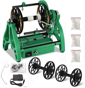 Mini Rueda Giratoria Eléctrica Hogar 12V Lana Fibra Giratoria Rueda Giratoria EE. UU. - Imagen 1 de 18
