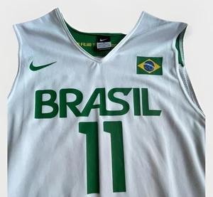 Nike Brazil Basketball Jersey Anderson Varejao XL 2012 National Team FIBA - EUC - Picture 1 of 9