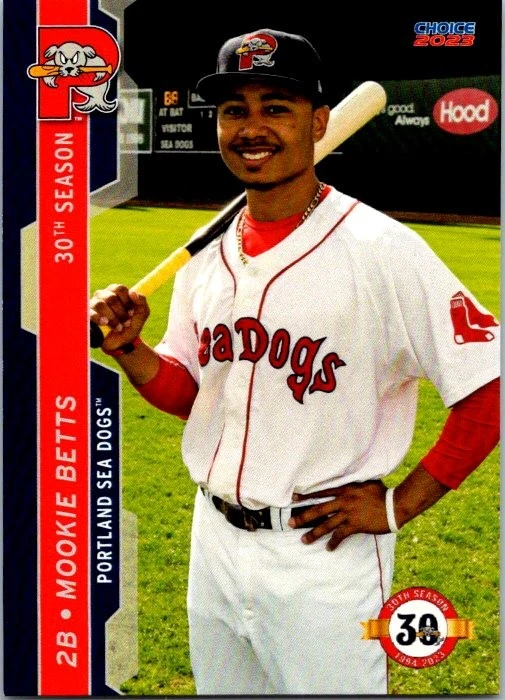Mookie Betts 2023 Choice Portland Sea Dogs #4 Portland Sea Dogs - Image 1 of 2