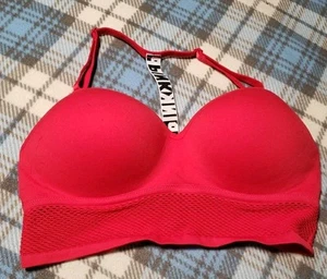 Victoria's Secret Pink Sports Bra Lightly Padded Size Large - Picture 1 of 6