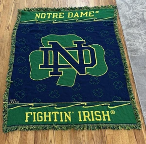 Notre Dame Fighting Irish NCAA gewebte Decke 60”x43” - Bild 1 von 7