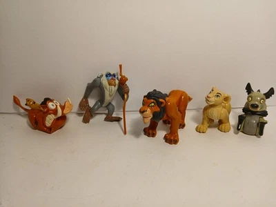 Король Лев винтажный Burger King детский клуб игрушки набор из 5 фигурок  - Изображение 1 из 4