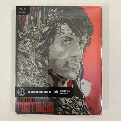 First Blood Limited Edition Steelbook Blu Ray Sylvester Stallone Rambo Action - Image 1 of 4