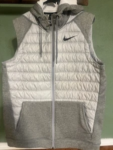 Nike Dri-fit Hooded Puffer Vest. Mens Large - Picture 1 of 5