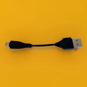 USB-A Male to USB Micro-B Male 4 inches Data Charger Cable Cord Adapter Black - Picture 1 of 6
