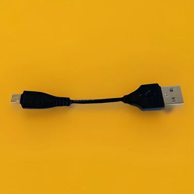 USB-A Male to USB Micro-B Male 4 inches Data Charger Cable Cord Adapter Black - Image 1 of 4