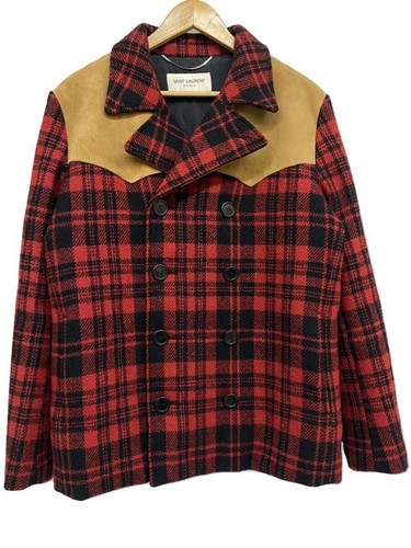 SAINT LAURENT (YSL) Cappotto SAINT LAURENT rosso 48