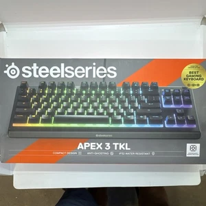 Steelseries Apex 3 TKL RGB Gaming Keyboard – 8-Zone RGB SEALED - Picture 1 of 3
