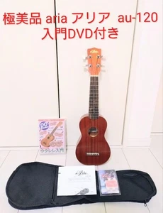 Aria Ukulele Au-120 Soft Case With Introductory Dvd - Picture 1 of 20