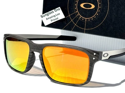 NUEVO Gafas de sol Oakley HOLBROOK MIX Woodgrain POLARIZADAS Galaxy Naranja Lente 9384 Foto 1 de 4