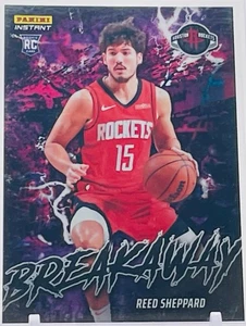 Reed Sheppard 2024-25 Panini Instant Breakaway #B3 /1355 (RC,SN,SP) Rockets - Bild 1 von 2