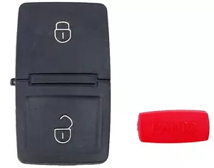 2 Buttons + Panica Repair Folding Flip Key FOB for Volkswagen VW Bora 02 03 04 - Picture 1 of 8