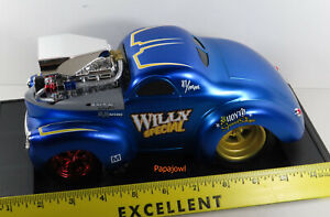 Muscle Machines 1941 Willys Coupe 41 Willy Special MM Motors Drag Racing  1:18