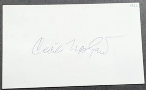 Cecil Upshaw - 1966 Debut Autographed 3x5 Index Card - Deceased 1995 - Picture 1 of 2