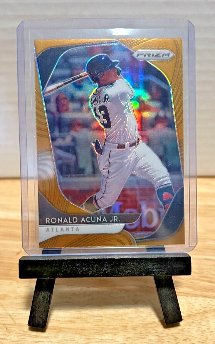 2020 Panini Prizm Baseball Ronald Acuna Jr Neon Orange Prizm /100