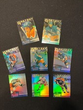 1999 UD McDonald's Wayne Gretzky For The Performance Record Cards #2-9 (8 total)