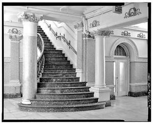 Reclaimed Set of Bronze and Onyx Stair Parts, Divine Lorraine Hotel, NHR4