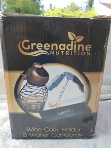 Weinkorkenhalter & Korkenzieher Neu & Originalverpackt - Bild 1 von 6