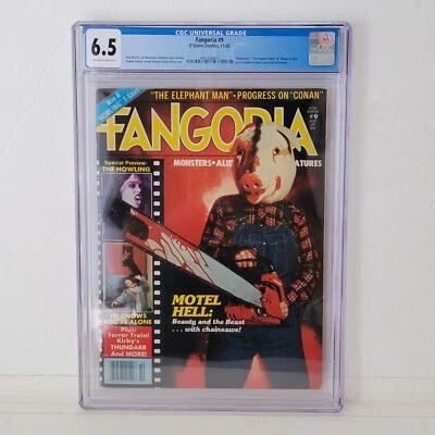 Fangoria   9 CGC 6.5 1982/MOTEL HELL/The Howling/OOP/Starlog/VINTAGE/HORROR - Image 1 of 4