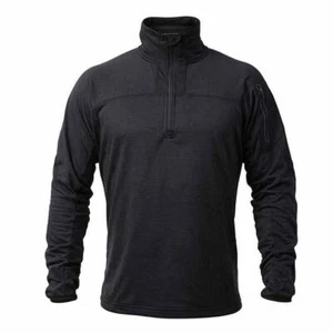 Apache ATS men's black quarter-zip mid-layer technical knit fleece - Picture 1 of 1