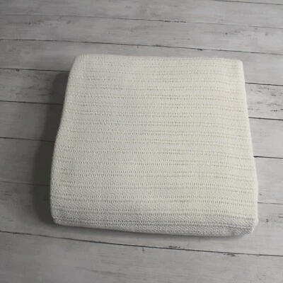 Manta térmica para cama de hospital Drive doble XL blanca 100 % algodón tejido abierto Foto 1 de 4