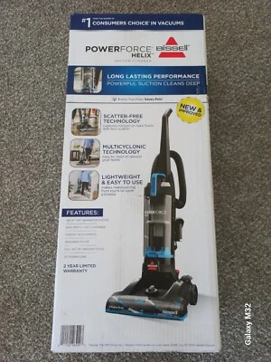 Bissell PowerForce Helix Bagless Upright Vacuum, Black - Image 1 of 3