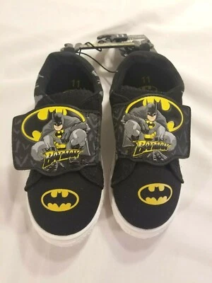 Boys Batman Superhero Shoes Youth Boys Size 11 New Sneakers Casual Play Shoes - Image 1 of 4