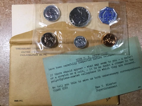 1959 US Mint Proof Gem Set Flat Pack-OGP-081622-0121 Cover