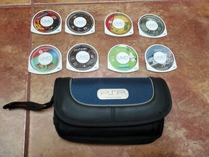 SONY PSP - 7Game/1movie Bundle Vinyl PSP Case Included (PSP NOT INCLUDED) - Picture 1 of 12