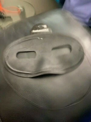 Black Satin Face Mask Adult Size New!!! - Image 1 of 2