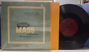 STRAVINSKY Latin Mass Conducted by the Composer SCARCE 1ST 1950 RED SEAL 10" LP - Picture 1 of 6