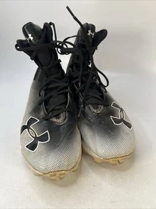 Scarpe da calcio Under Armour Highlight alte tacchetti uomo taglia 9 bianco e nero - Foto 1 di 8