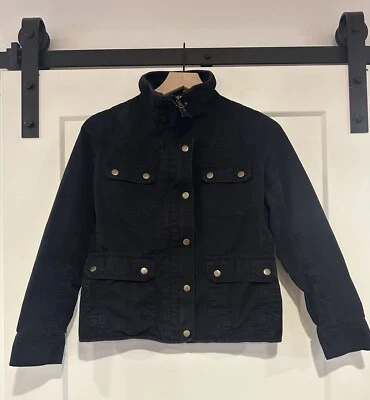 Kut From The Kloth Black Army Utility Bomber Jacket Women’s Size Small - Image 1 of 3