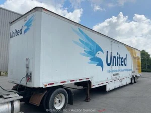 Kentucky T/A 50' Dry Van Cargo Moving Trailer Storage Wooden Deck A/R bidadoo - Picture 1 of 12