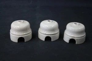 1x Salida de techo antigua para lámpara antigua con cable de tela Lámpara de techo vintage - Imagen 1 de 12