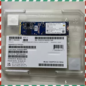 SSD 118 GB M.2 PCIe Intel Optane P1600X Series NNMe SSDPEK1A118GA01 nuovo sigillato - Foto 1 di 6