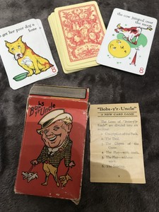 Vintage JOHN WADDINGTON Ltd - BOBS YR UNCLE CARD GAME - Please read!