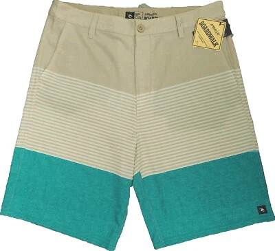 RIPCURL Mirage Boardwalk Boardshorts ~ Sand Turquoise ~ New w/Tag! ~ Mens 34  - Image 1 of 4