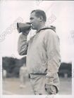 1936 Yale University Bulldogs Football Coach Ducky Pond Press Photo