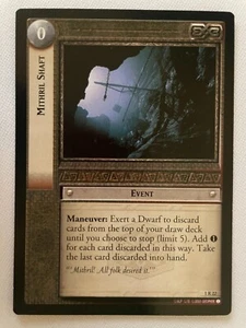 LOTR TCG - Mithril Shaft 1R22 - Fellowship of the Ring - Picture 1 of 1