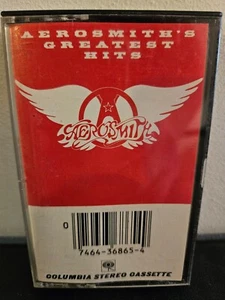 AEROSMITH Greatest Hits 1980 CASSETTE TAPE BEST OF HARD ROCK BLUES ROCK - Picture 1 of 5