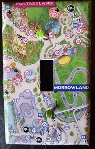 INTERRUPTOR DE LUZ - MAPA GUÍA DEL PARQUE MUNDIAL WALT DISNEY - Imagen 1 de 1