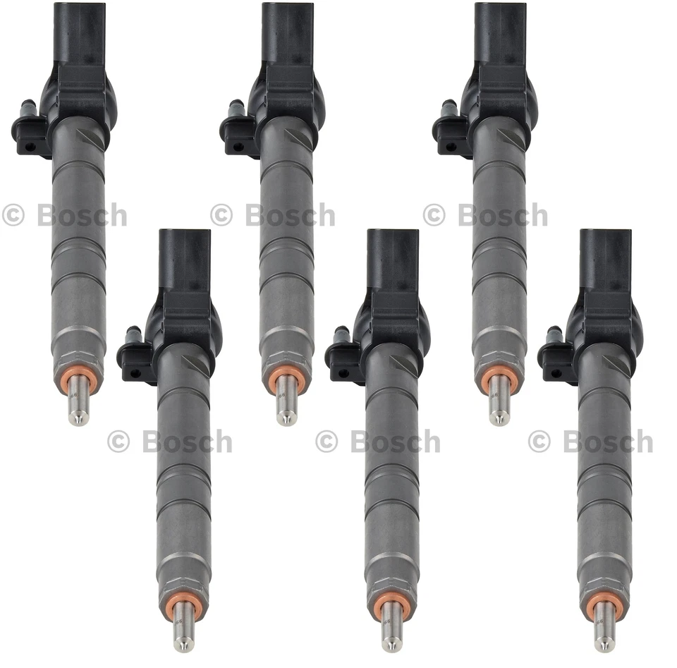 Juego de 6 inyectores de combustible Bosch Common Rail para Audi A8 Quattro VW Touareg 3,0 L V6 Foto 1 de 1