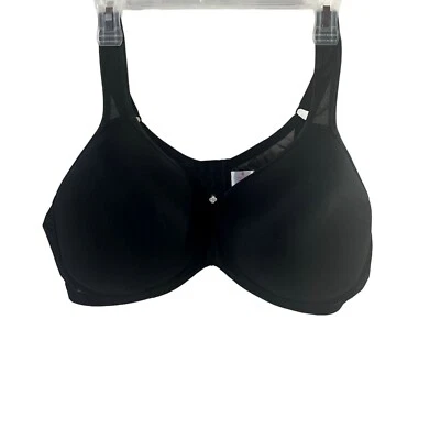 Breezies Sleek Curves Wirefree Contour Bra Black 44C A275794 - Imagem 1 de 4