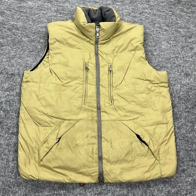 Chaleco de plumón Nautica para hombre extra grande caqui beige cremallera completa sin mangas campamento de golf Foto 1 de 4