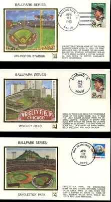 Lote de 29 pelotas de béisbol serie Park FDC Foto 1 de 4