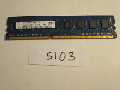 Hynix HMT351U6CFR8C-PB 4Gb PC3-12800 1600Mhz DDR3 Desktop Memory RAM (5103) - Image 1 of 2