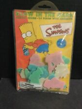 THE SIMPSONS 1999 Vintage GLOW IN THE DARK 16 Piece CHUMS UNSEALED